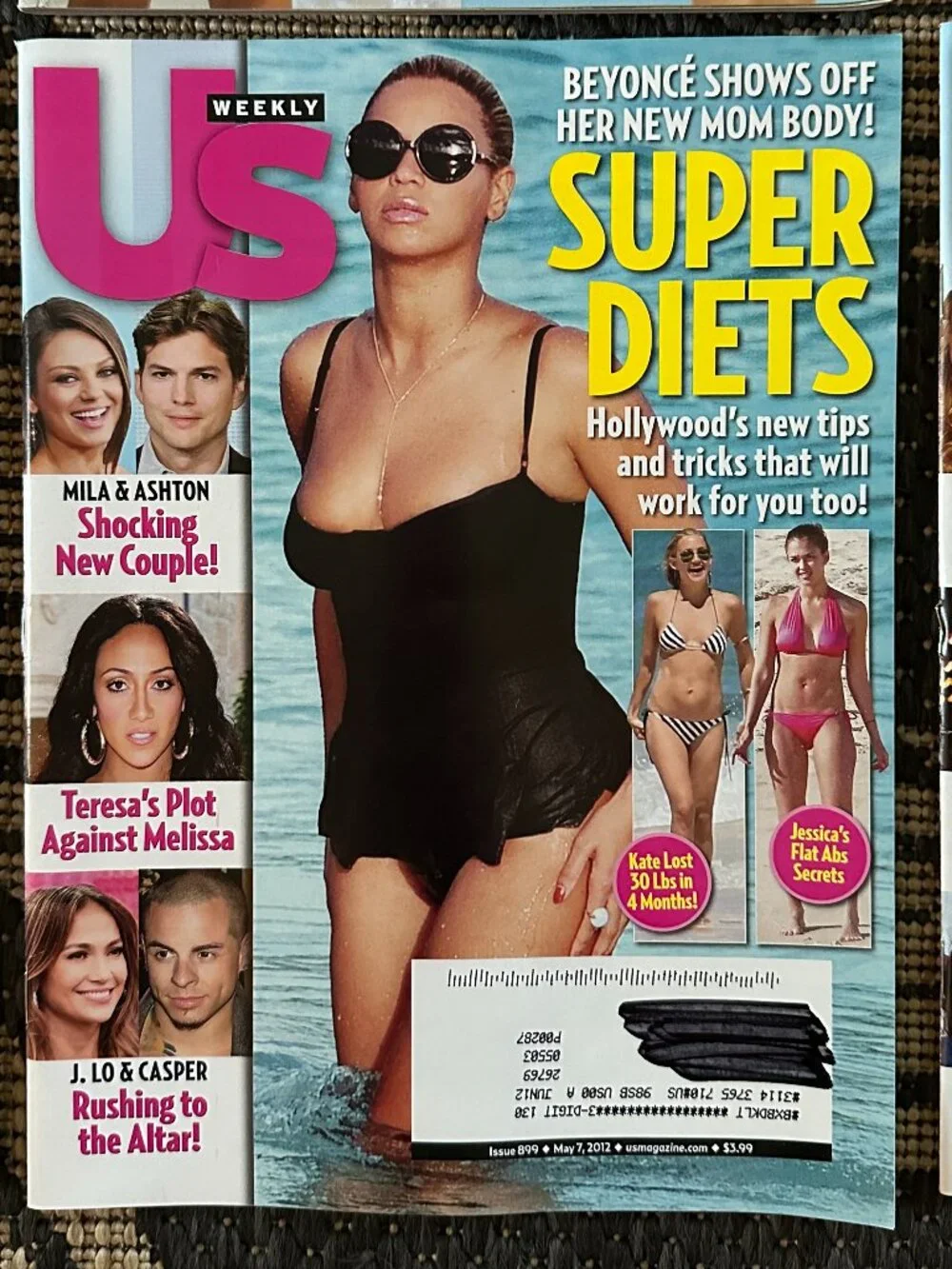 Vintage Lot of 6 US Weekly Magazines 2012&13 Celebrity Gossip Fashion Party Life